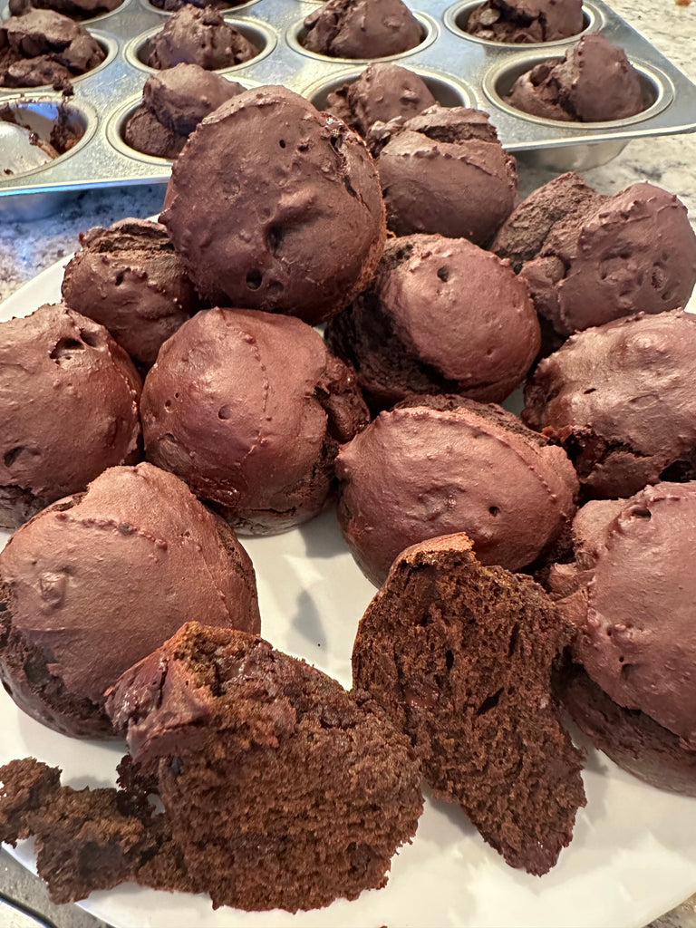 Double Chocolate Beet Muffins Recipe (refined sugar free)