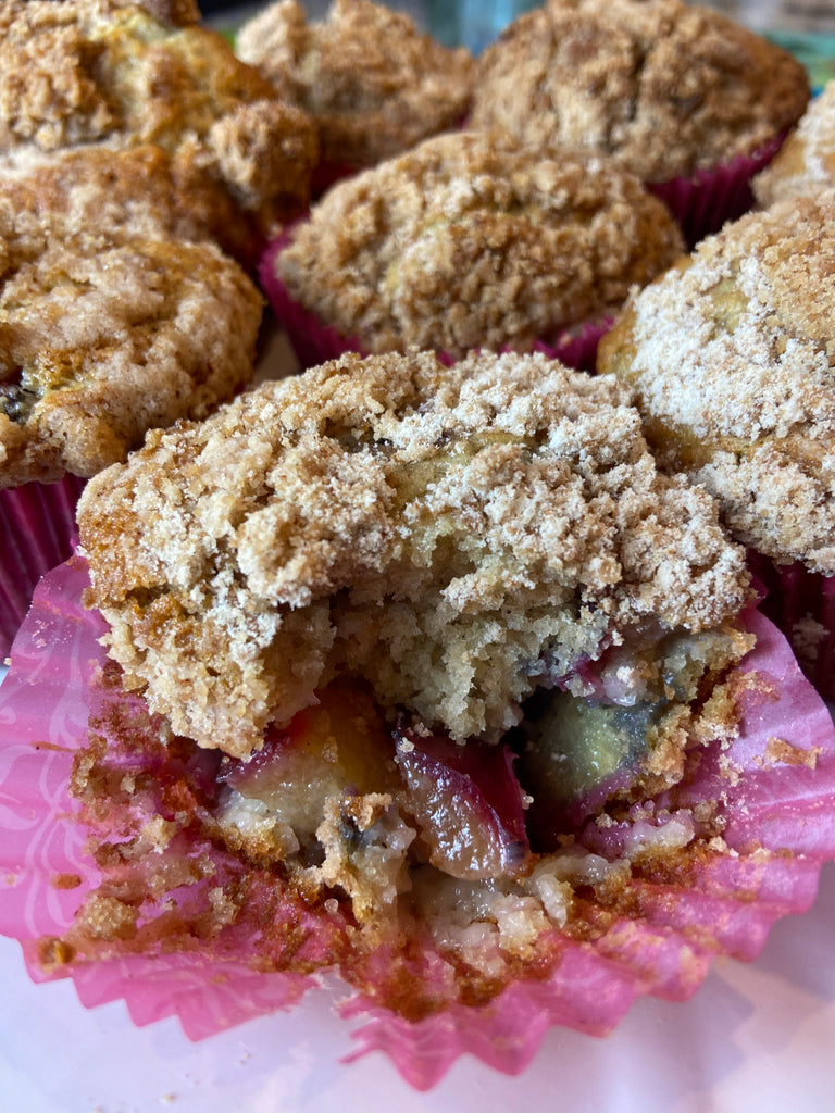 Plum Streusel Muffins – Amarillo Eats Organic