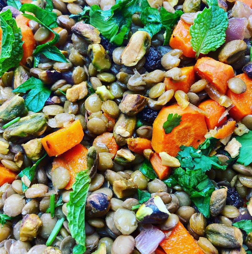 Moroccan Carrot & Lentil Salad Recipe