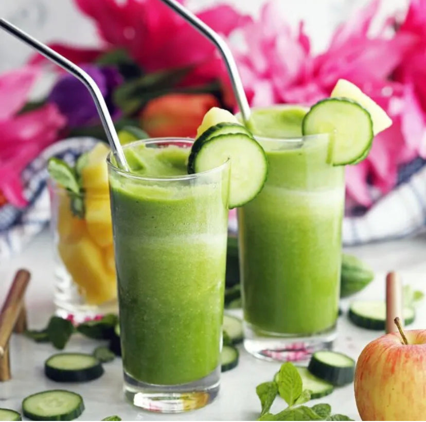 Mint Pineapple Cucumber Smoothie